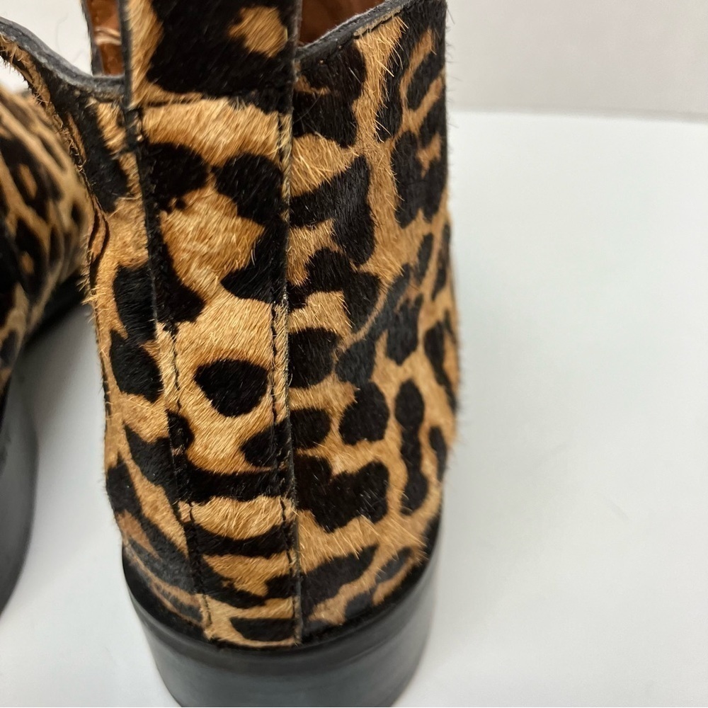 Franco Sarto Cheetah genuine calf leather boots size 7.5 - Picture 5 of 6